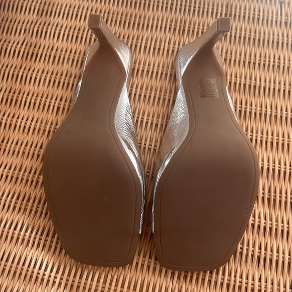 DKNY Anya Crackle Square Toe Metallic Sandal - Picture 5 of 6